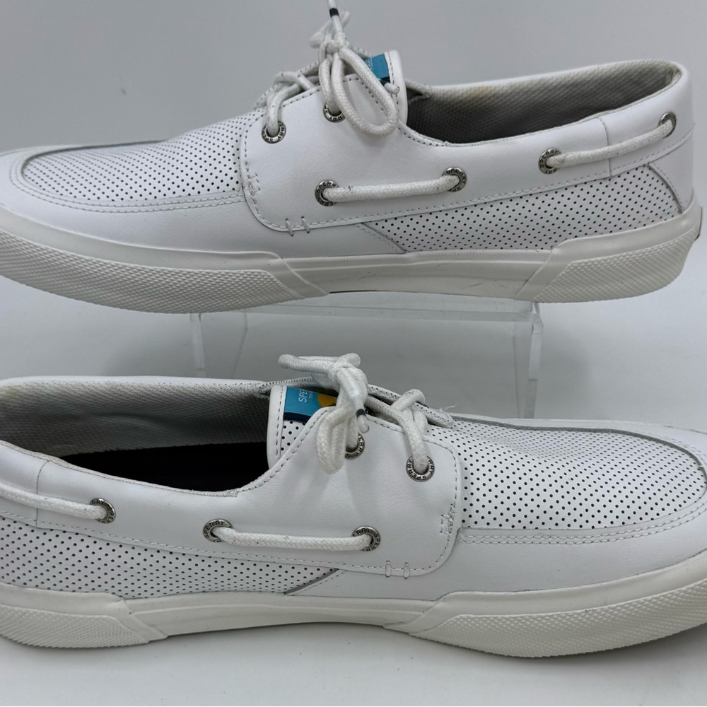 Sperry “Soletide”‎ 2-Eye Sneakers White STS23160 Low Top Mesh Mens 12 Top Sider - Picture 2 of 10